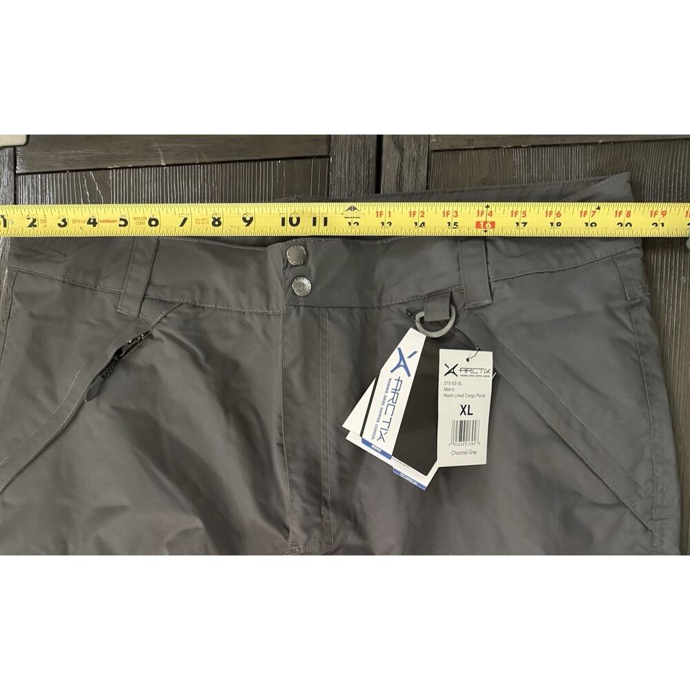Arctix Mens Insulated Mesh Lined Water Resistant Snow Utility Pants Gray Size XL - Picture 10 of 16